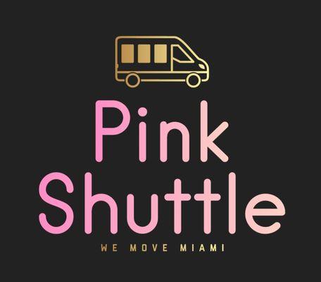 PINK SHUTTLE, LOGO, TRANSPORTATION SERVICE