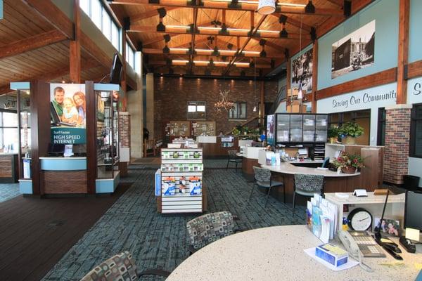 Inside the Jefferson Telecom showroom.