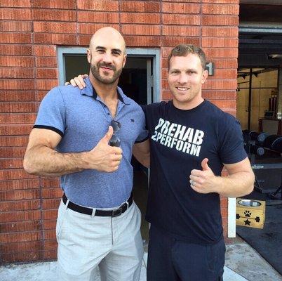 WWE stars visit Prehab2Perform regularly