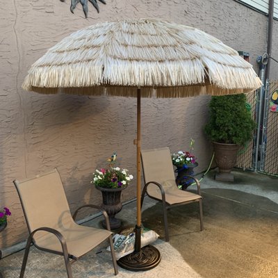 Get tiki with it !!! More shade to enjoy your Shave Ice !!