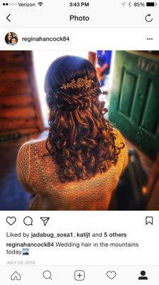 Wedding hair