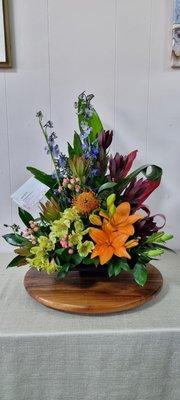 Gorgeous tropical flowers by St. Pete Florist sent to Patti M.- Beautiful!