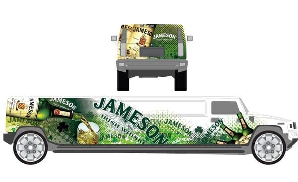 Jameison Whiskey  Vehicle Wrap