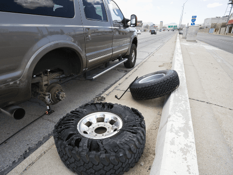 Flat tire? Stuck on the road? Call us! We can handle pretty much any tire on any machine, car, truck, or RV! Dead battery? We can help too!