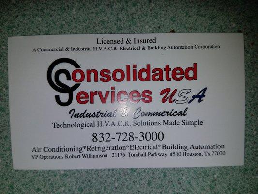 Consolidated Services