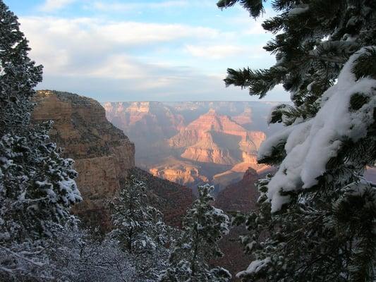 Rich's shot of the Grand Canyon in winter. His birthday actually.