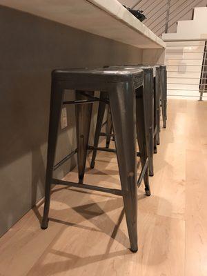 Neolith panels on kitchen island