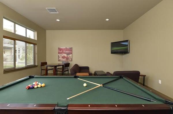 Enjoy a game of Pool in our Game Room