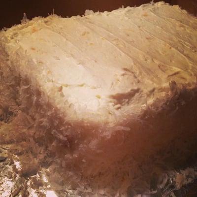 Pineapple coconut cake