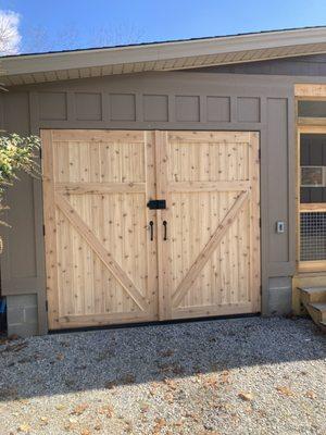 Installation of carriage doors