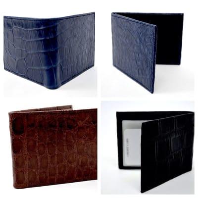 Put your money where your alligator is , Mauri men wallet made in Italy