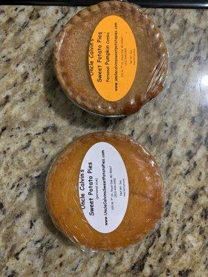 Uncle Calvin's Sweet Potato Pies