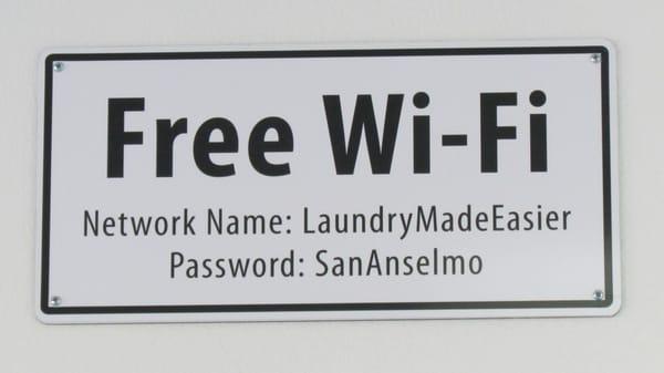 Free WI-Fi (subject to AT&T UVerse reliability)