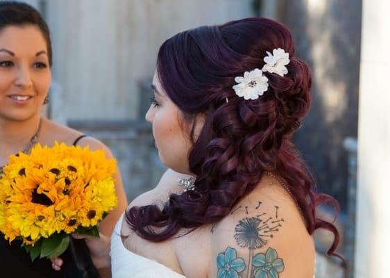 Side updo