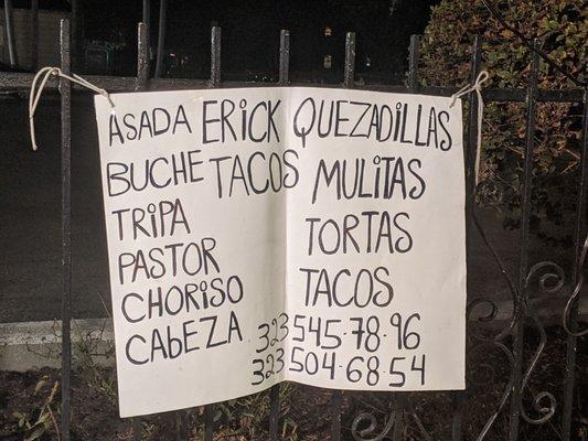 tacos and tortas and quesadillas