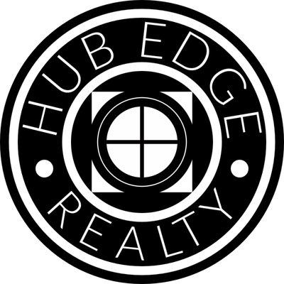 The Hub Edge Realty logo. Do you see the round window and trim? It's called an oxeye.