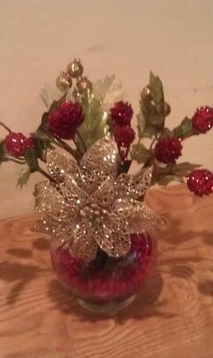 Christmas pen bouquets