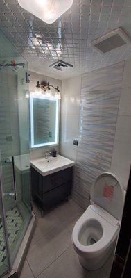 Complete new bathroom for happy customer)