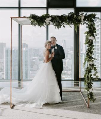 Copper Chuppah