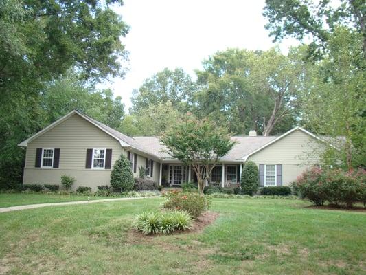 A beautiful home in South Charlotte, recently painted by CertaPro Painters of South Charlotte.