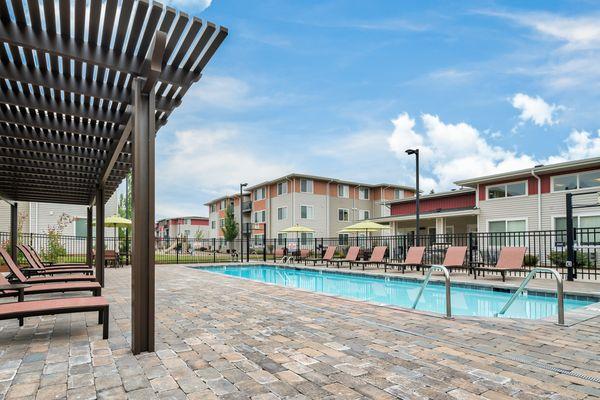 Swimming Pool and Lounge Area