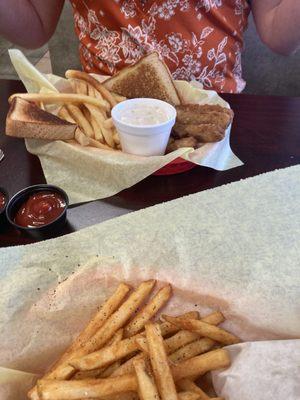 Steak fingers and fries