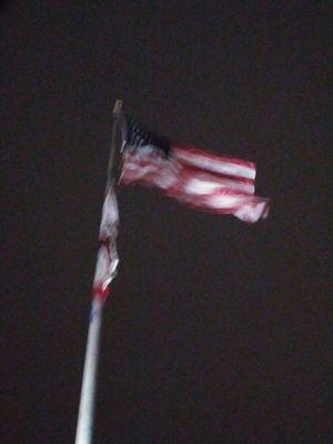 Windy night at City Hall