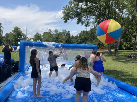 Foam Bash foam volleyball