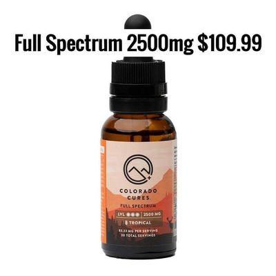 Colorado Cures CBD Oil 2500mg 30ml