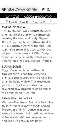 Body treatments