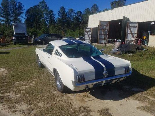 1966 mustang 2+2 we restored