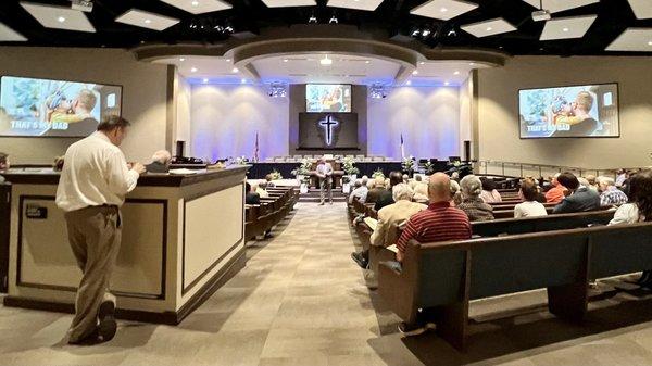 Inside West Orlando Baptist Church