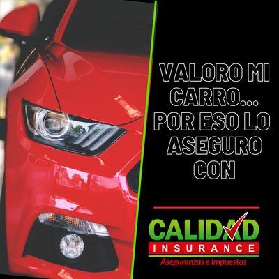 We offer all insurance companies. Te ofrecemos varias companias de seguro