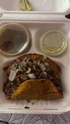 spicy birria tacos