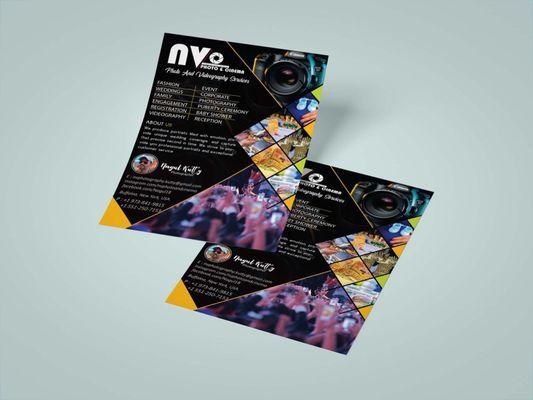 "Take a look at our attention-grabbing flyer showcasing our client's incredible services! "