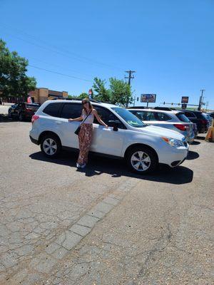 My daughter and her new ride!