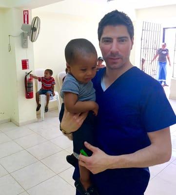 This was my youngest patient in the DR clinic. Truly a miracle. He responded to care and was back to his old self in just a few treatments.