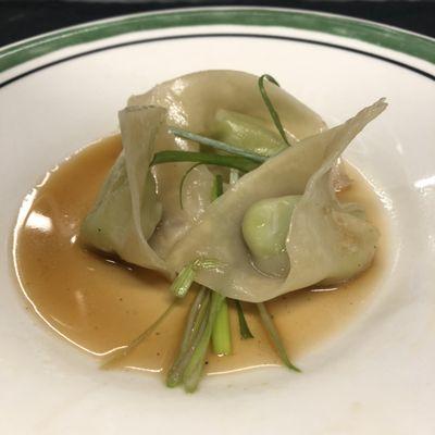 Edamame dumplings