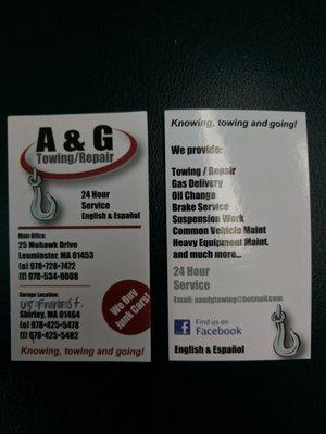 A & G Towing/Repair