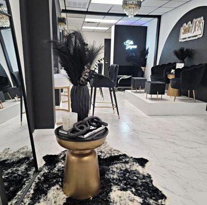 Inside of Gainesville's newest makeup studio  specializing in luxury soft glam