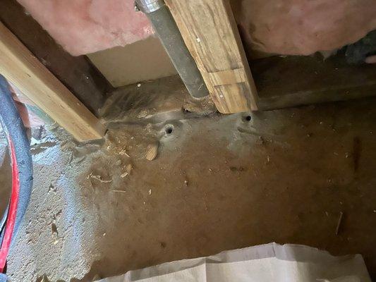 water intrusion in apartment injection grout