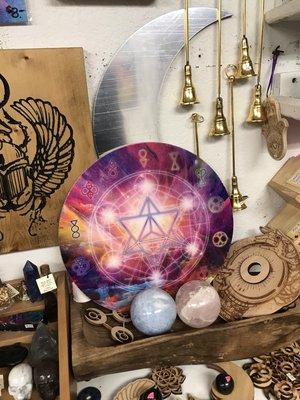 Spheres and crystal grids