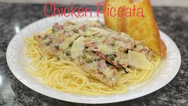 New Past dish Chicken Piccata so GOOD...