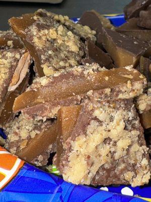 Original English Toffee with Almonds and Walnuts