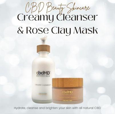 CBD cleanser & clay mask