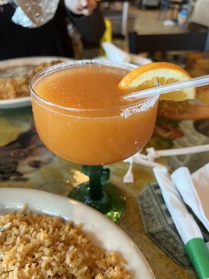 Peach margarita 16 oz