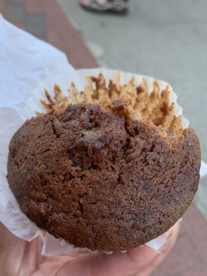 Morning Glory muffin with walnuts