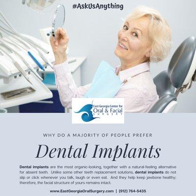 Why do a majority of people prefer Dental Implants? #AskUsAnything