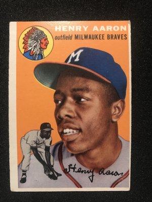 Hank Aaron 1954 Topps Rookie Card