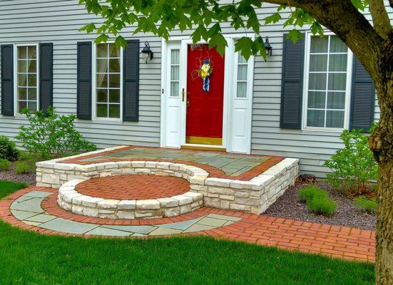 Entry Porch.  Peoria, IL